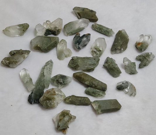 345 grams Chlorite Quartz crystals