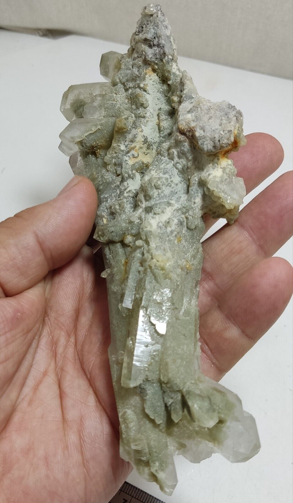 An Aesthetic Natural beautifully terminated Chlorite Quartz specimen 262 grams