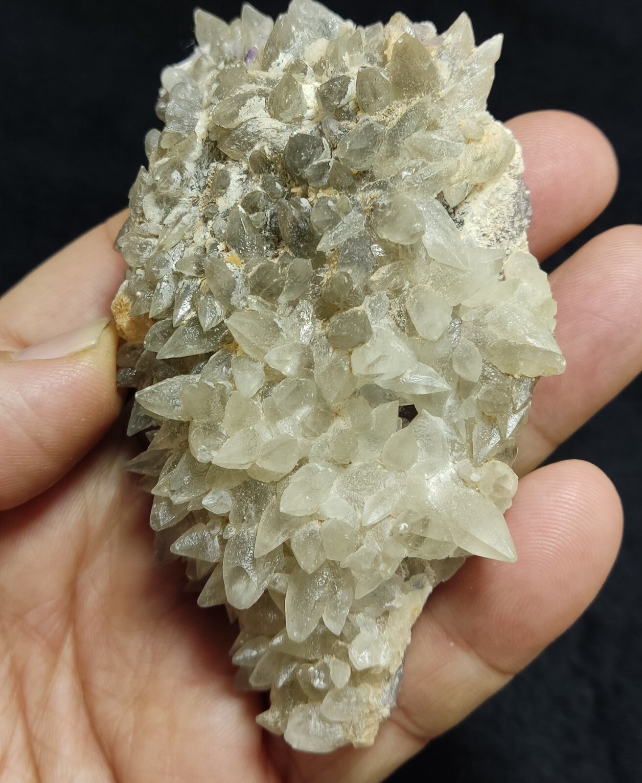 An Aesthetic Naturally terminated specimen of dogtooth calcite 176 grams