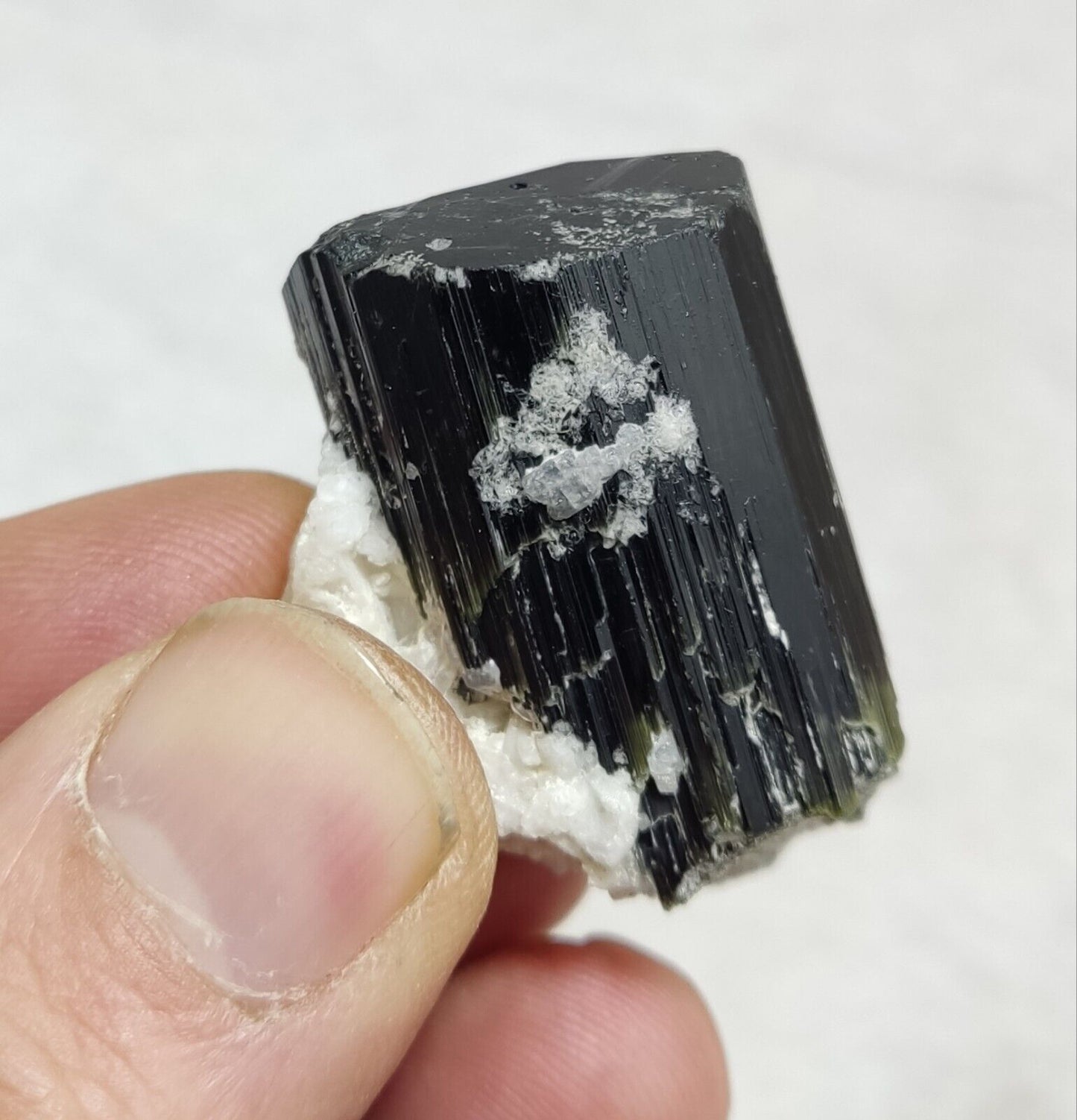 An Aesthetic Natural beautifully terminated tourmaline crystal 40 grams