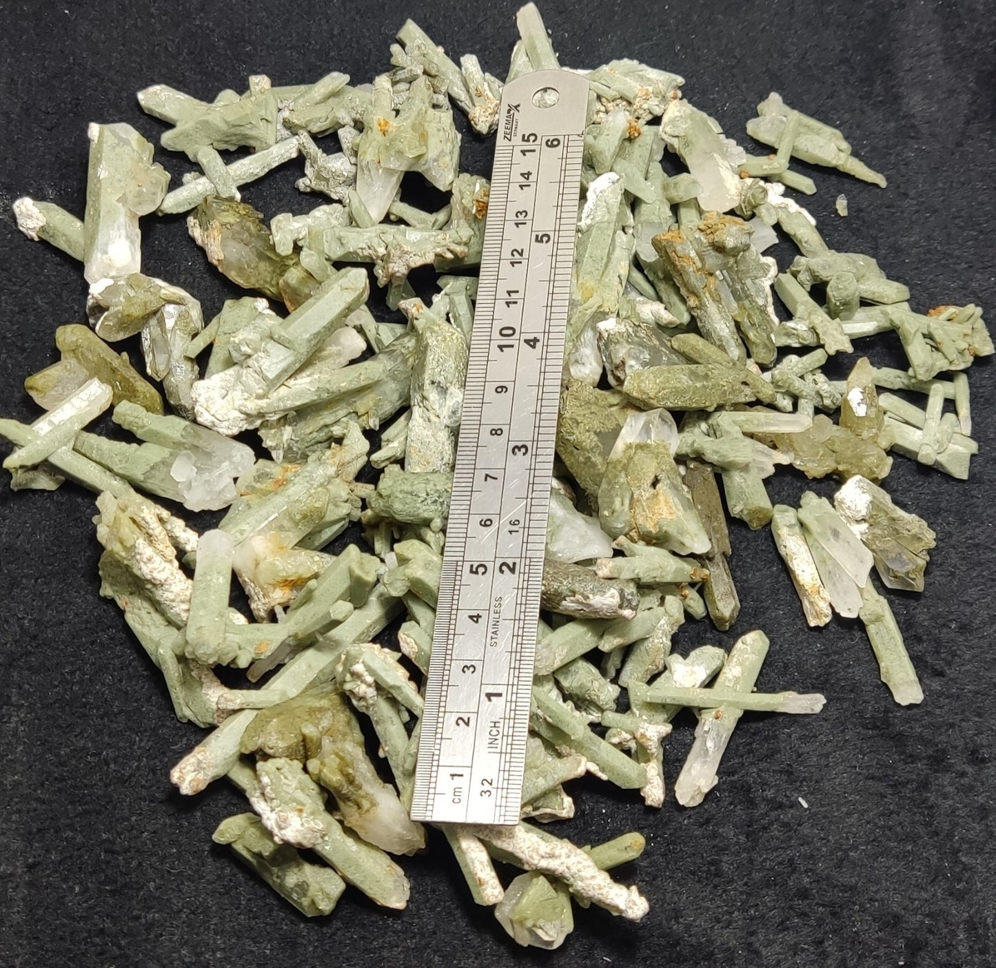 470 grams Chlorite Quartz crystals