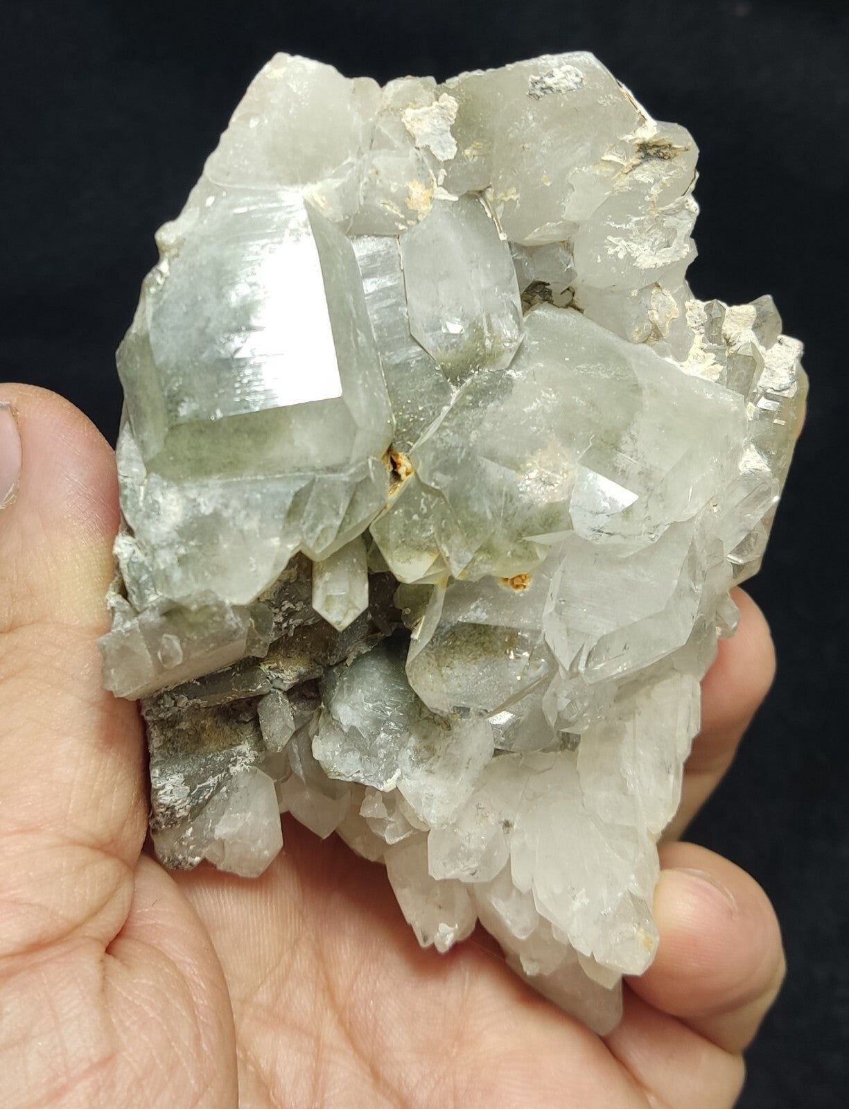 An Aesthetic Natural beautifully terminated Chlorite Quartz specimen 190 grams