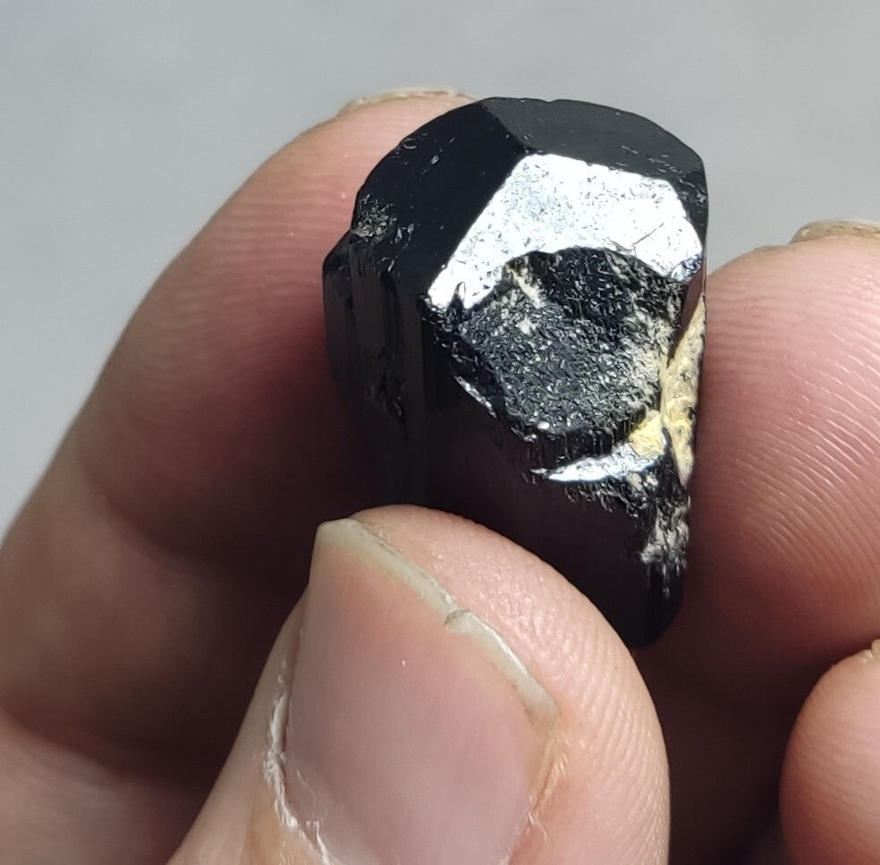 An amazing specimen of black tourmaline crystal 15 grams