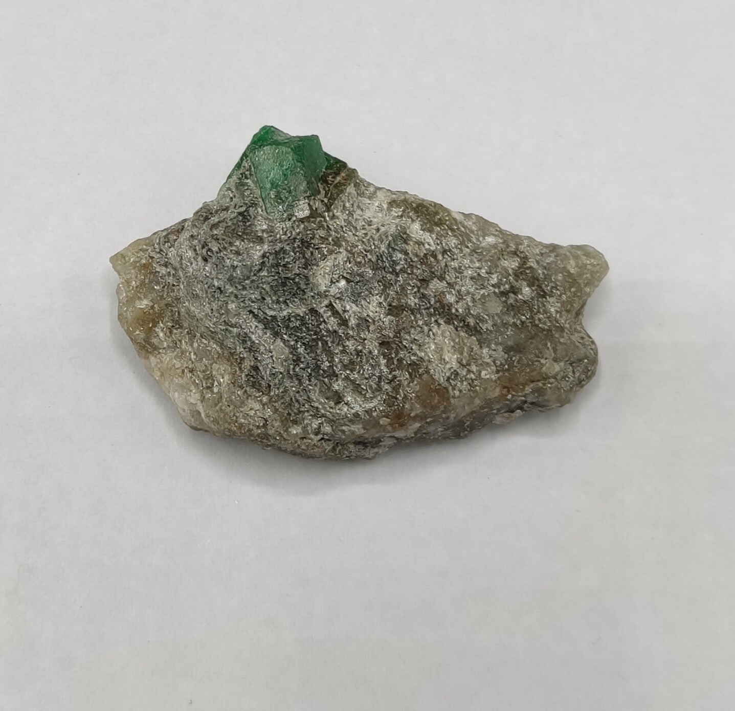 An Aesthetic miniature specimen of emerald in matrix 10 grams