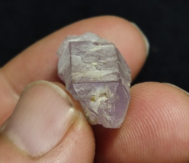 Miniature Etched Natural Amethyst Double Terminated 5 grams
