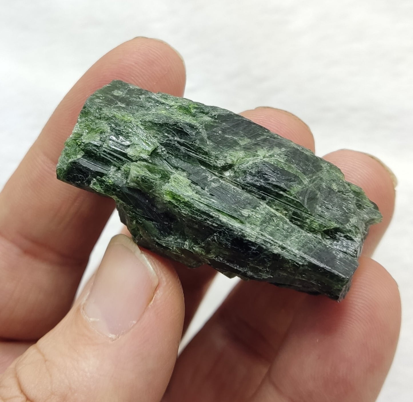 An amazing specimen of diopside crystal 46 grams
