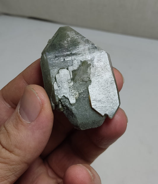 An Aesthetic Natural beautifully terminated Chlorite Quartz specimen 34 grams