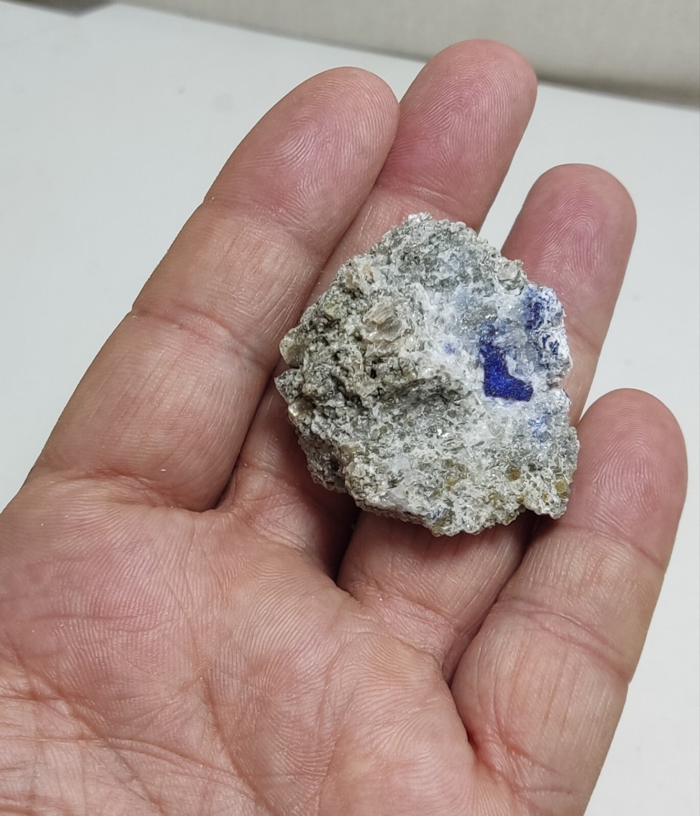 An Aesthetic specimen of lazurite/lapis on matrix 33 grams