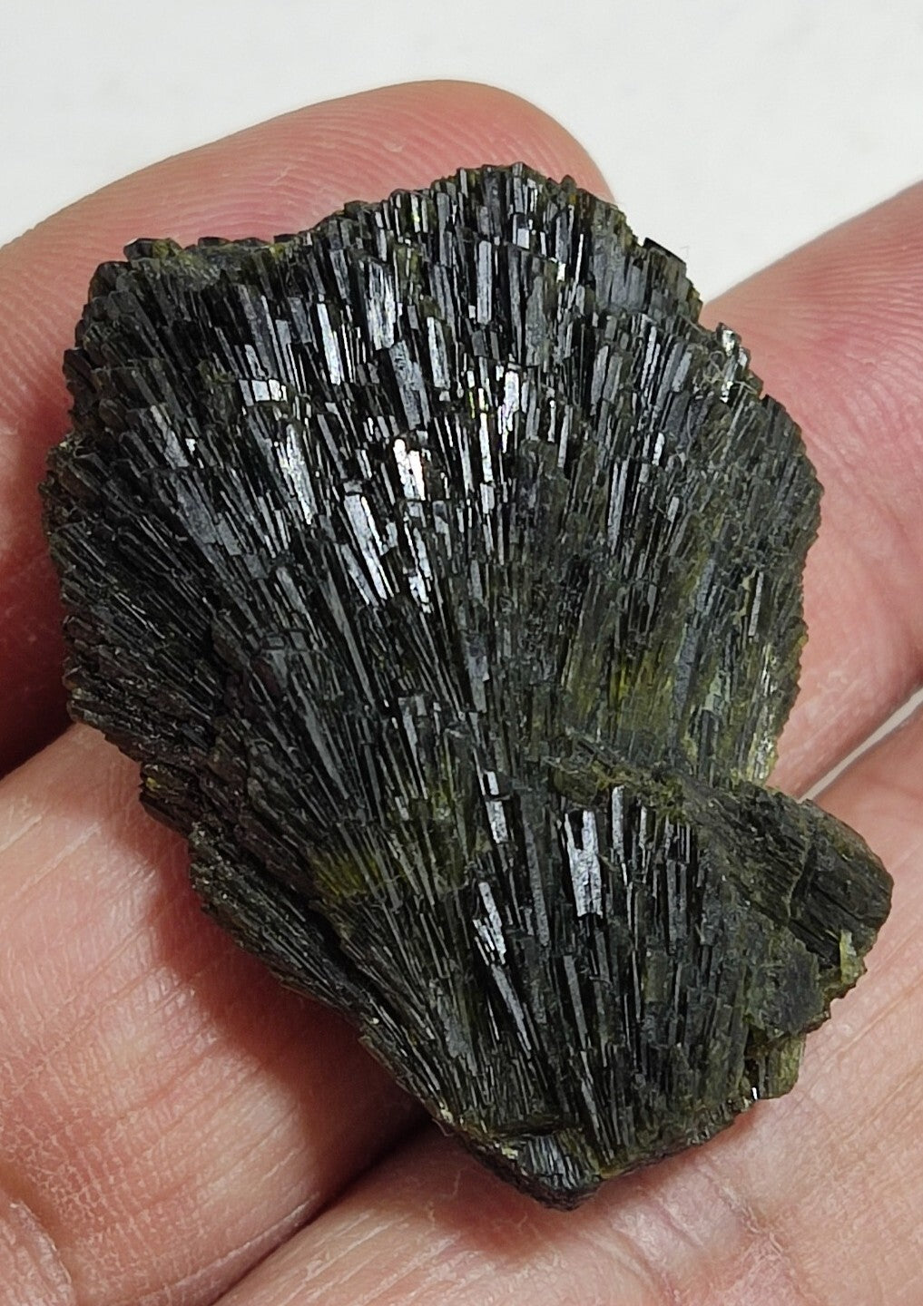 Single natural Epidote Crystal spray formations 27 grams