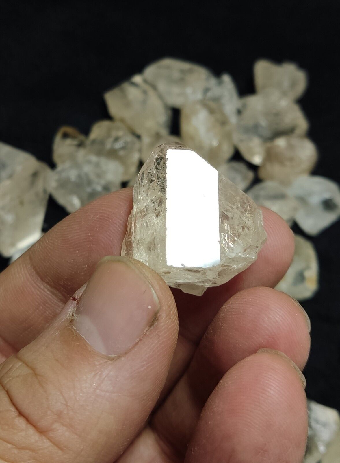 380 grams beautiful terminated Topaz crystals