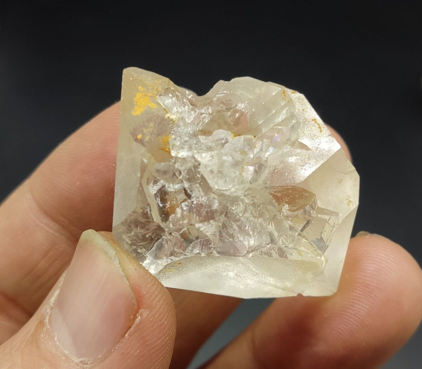 An Aesthetic gemmy double terminated Quartz crystal 33 grams