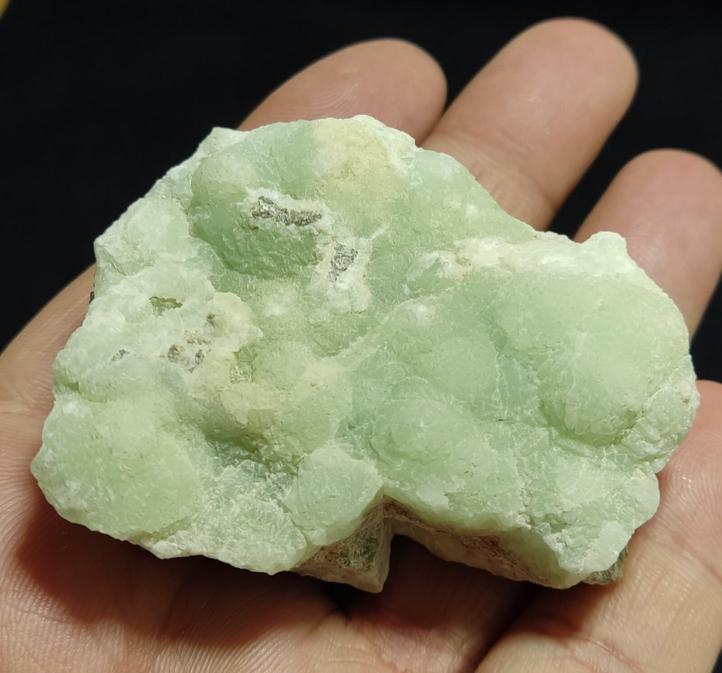 An amazing specimen of prehnite 105 grams