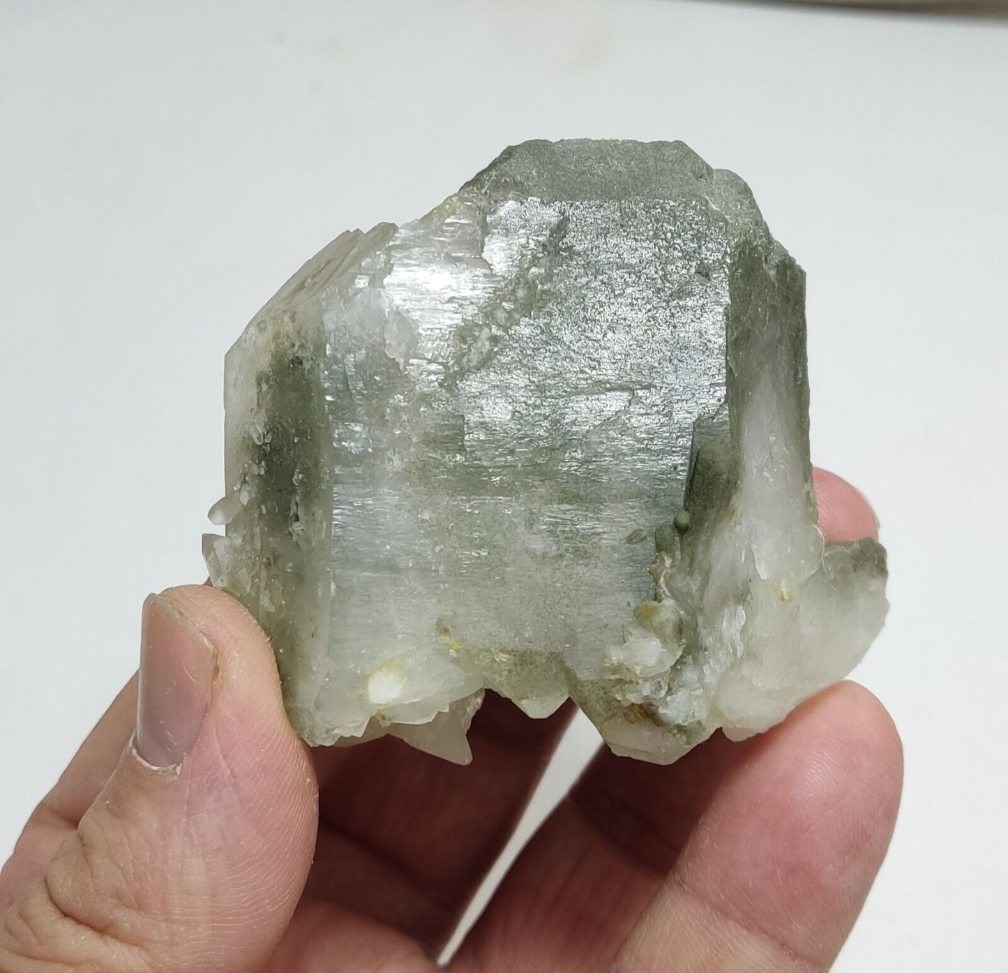 An Aesthetic Natural beautifully terminated Chlorite Quartz cluster 132 grams