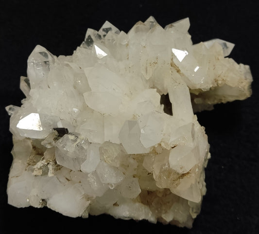 An Aesthetic terminated specimen of Quartz cluster with brookite 368 grams