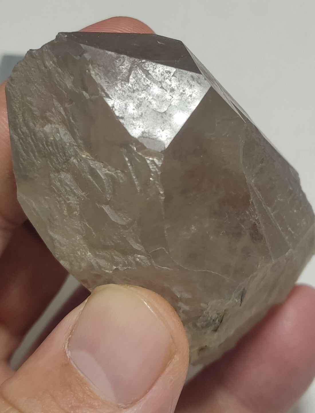 An Aesthetic Naturally terminated specimen of light Smoky Quartz 116 grams