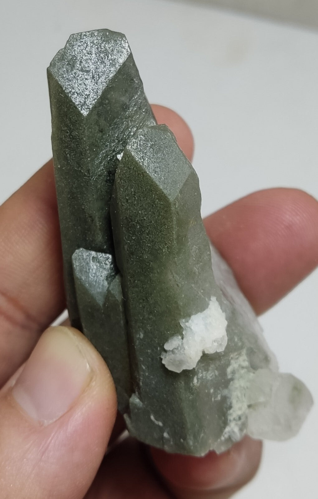 An Aesthetic Natural beautifully terminated Chlorite Quartz specimen 69 grams