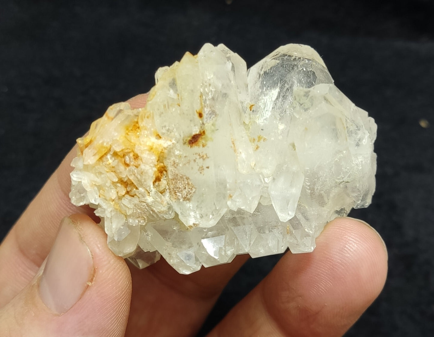 An Aesthetic terminated Quartz crystal with chlorite inclusions 43 grams