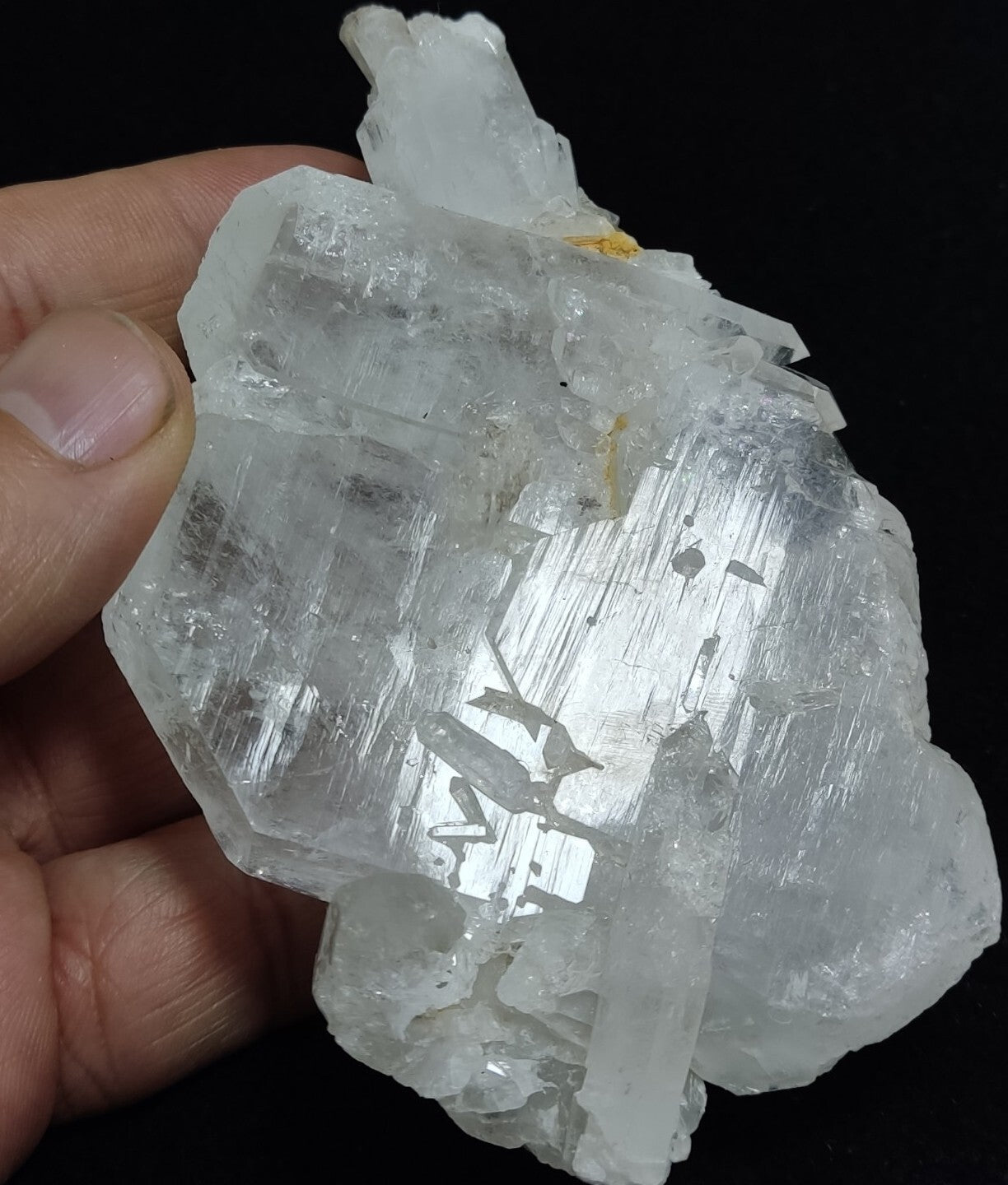 An Aesthetic terminated faden Quartz crystal specimen 223 grams