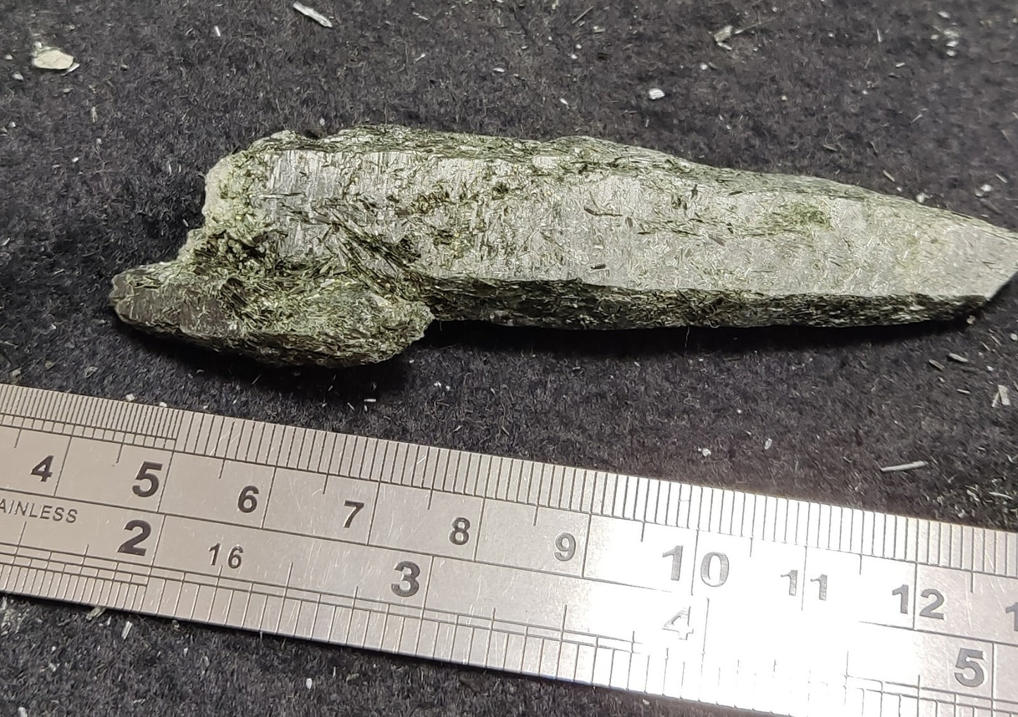 An Aesthetic Natural terminated Chlorite Quartz crystal specimen 43 grams