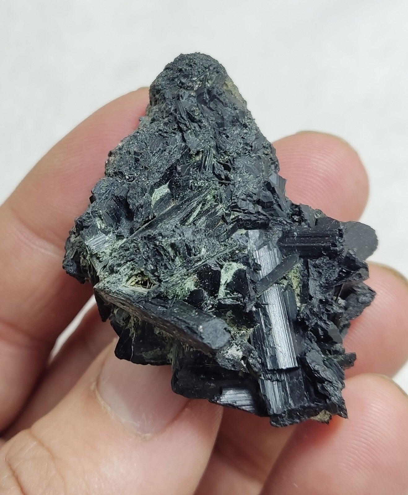An Aesthetic specimen of epidote crystal 38 grams