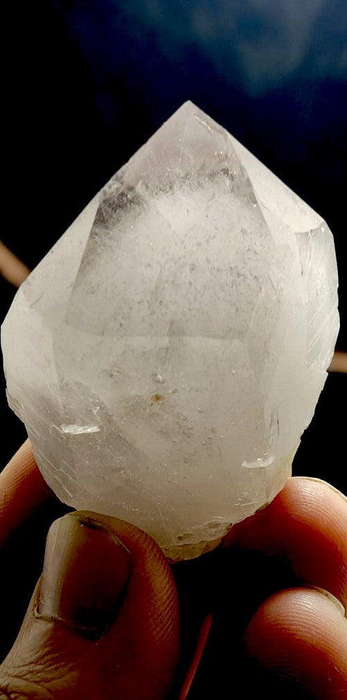 Natural Smoky Phantom Quartz Crystal 91 Grams.