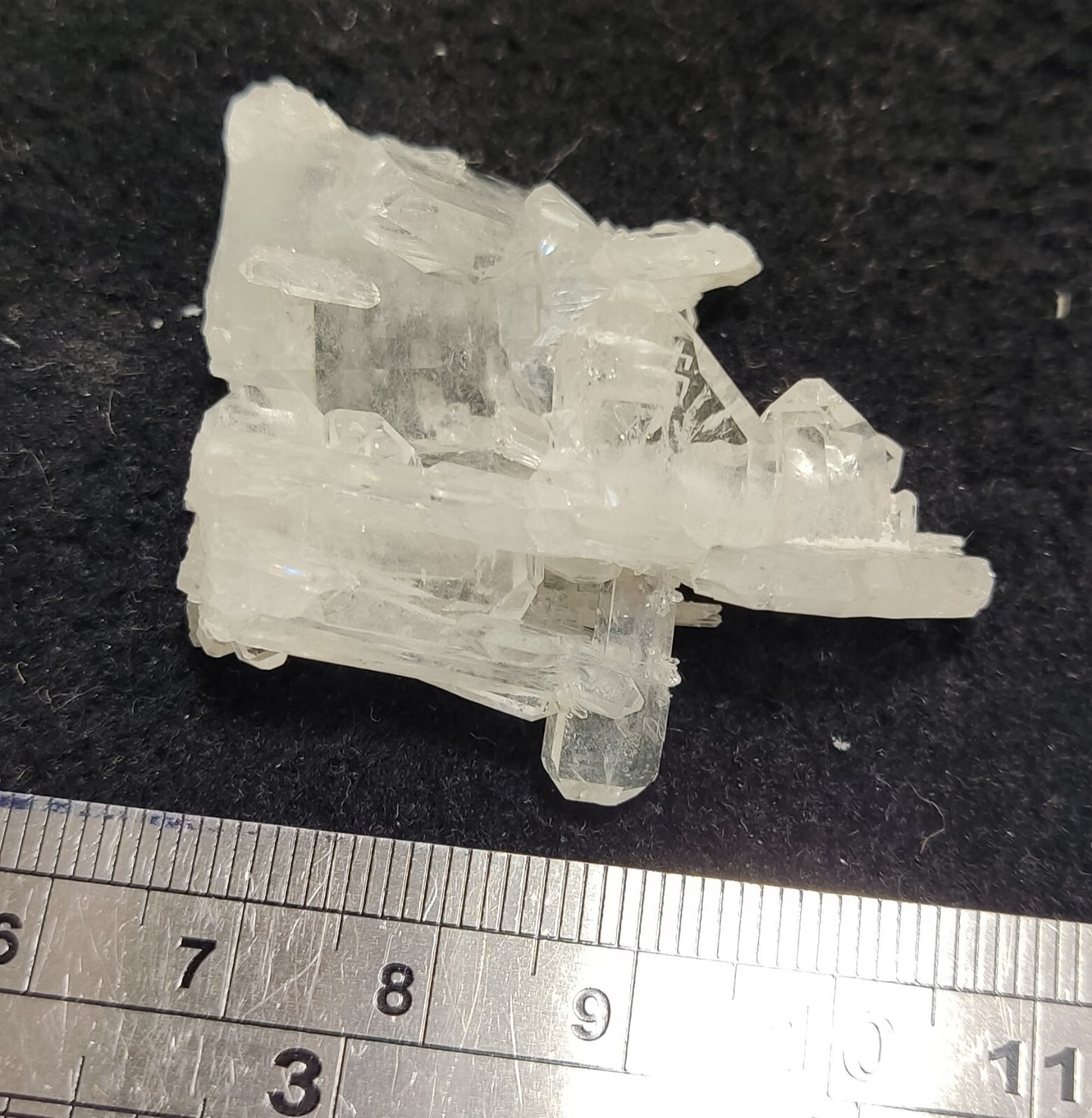 An Aesthetic terminated faden Quartz crystal specimen 18 grams
