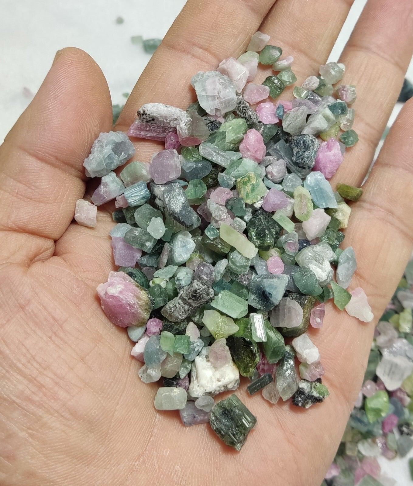 500 grams Beautiful rough tourmalines