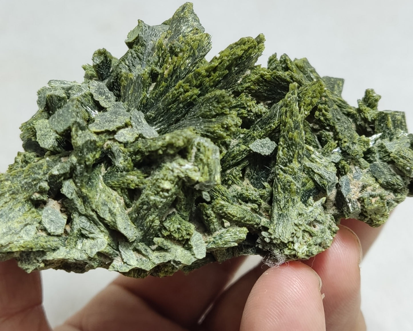An aesthetic specimen of epidote Cluster  345 grams