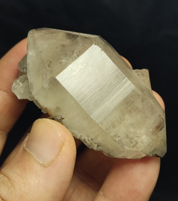 Double Terminated Smoky Quartz Crystal 77 grams