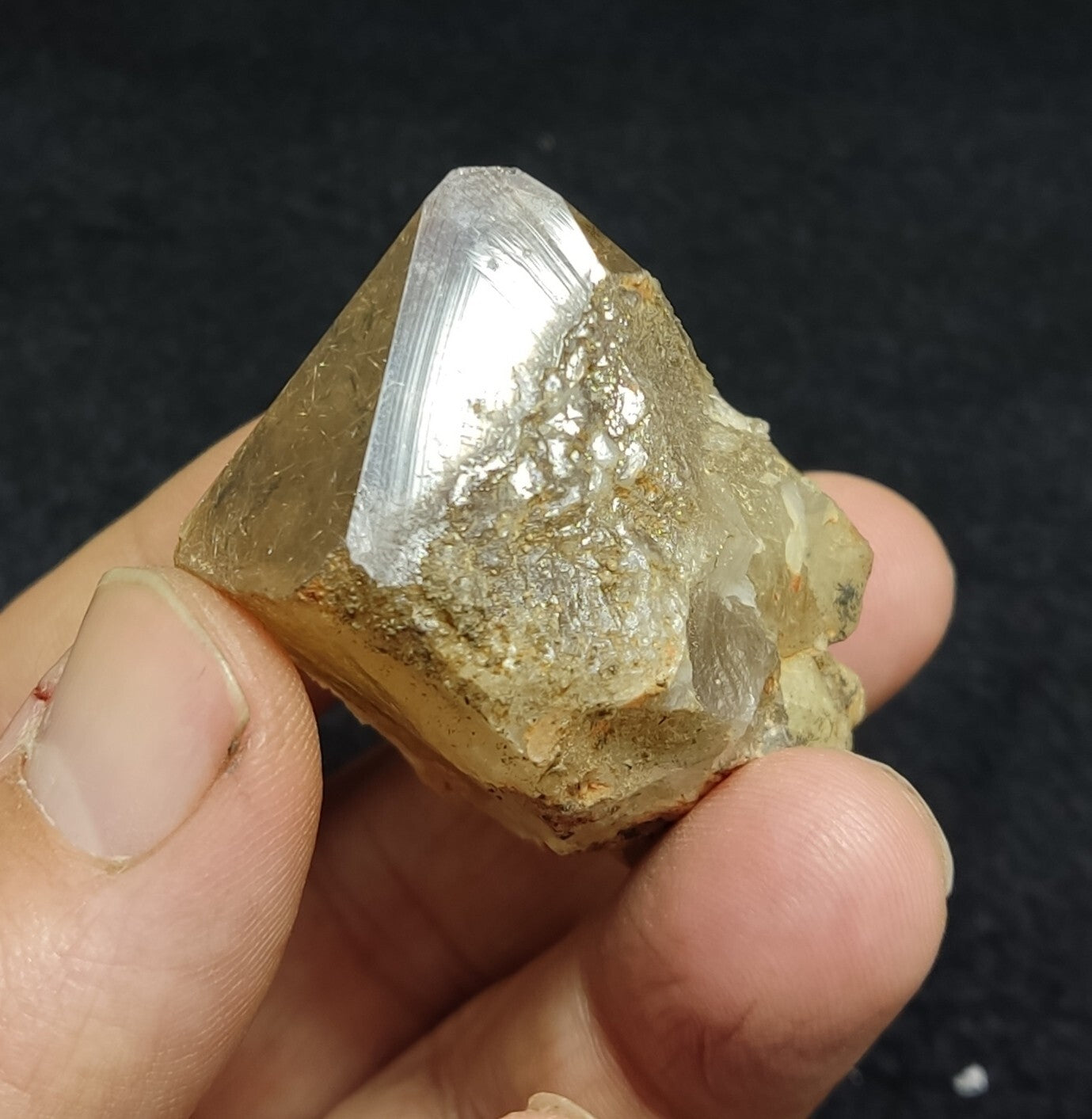 An amazing Astrophylite Quartz Crystal 73 grams