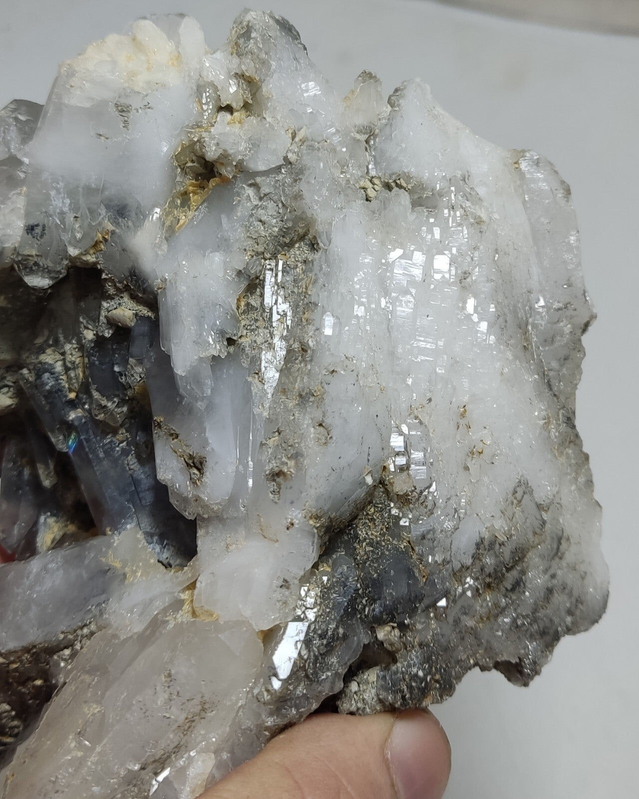 An Aesthetic Natural terminated chlorite quartz specimen 584 grams