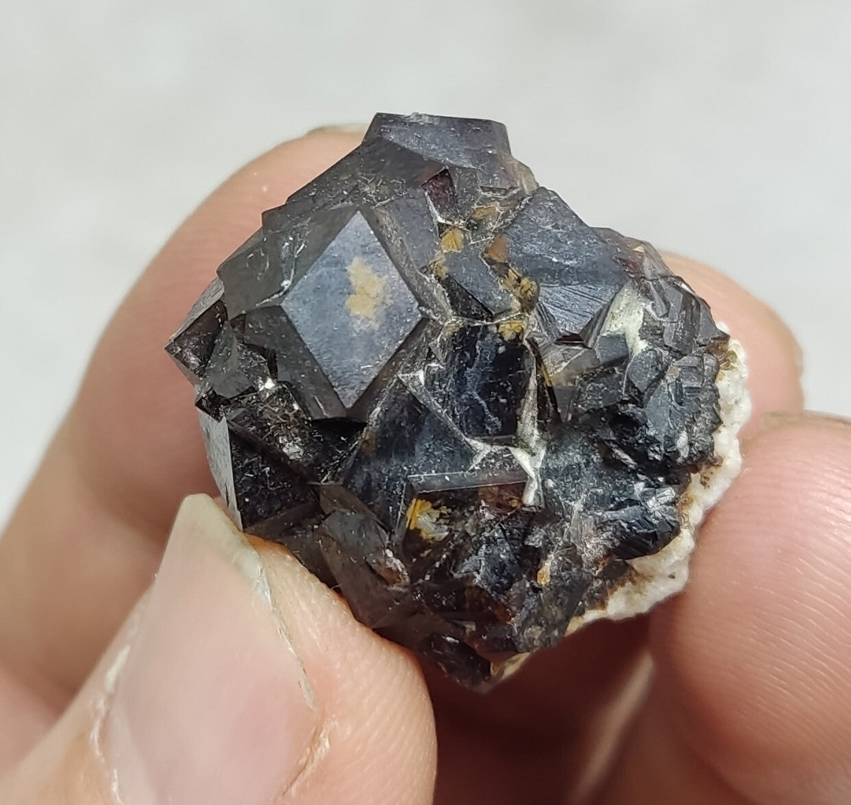 An Aesthetic specimen of andradite garnets on matrix 18 grams