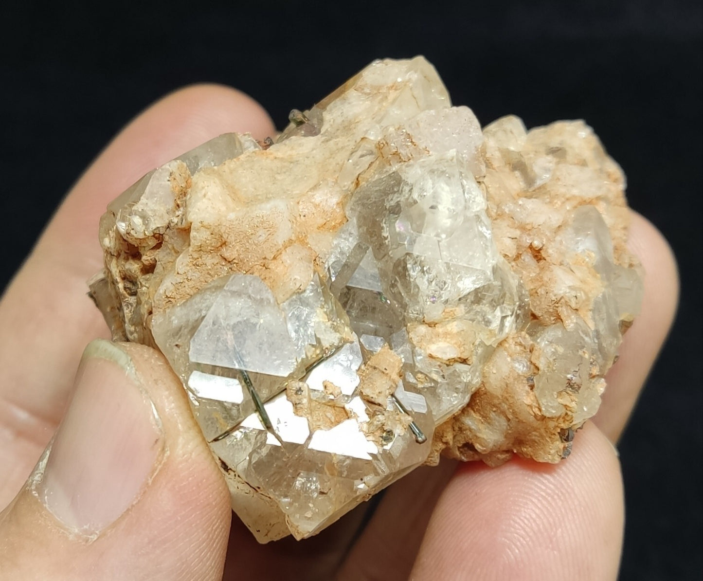An Aesthetic terminated Quartz floater Zegi Mountains 75 grams