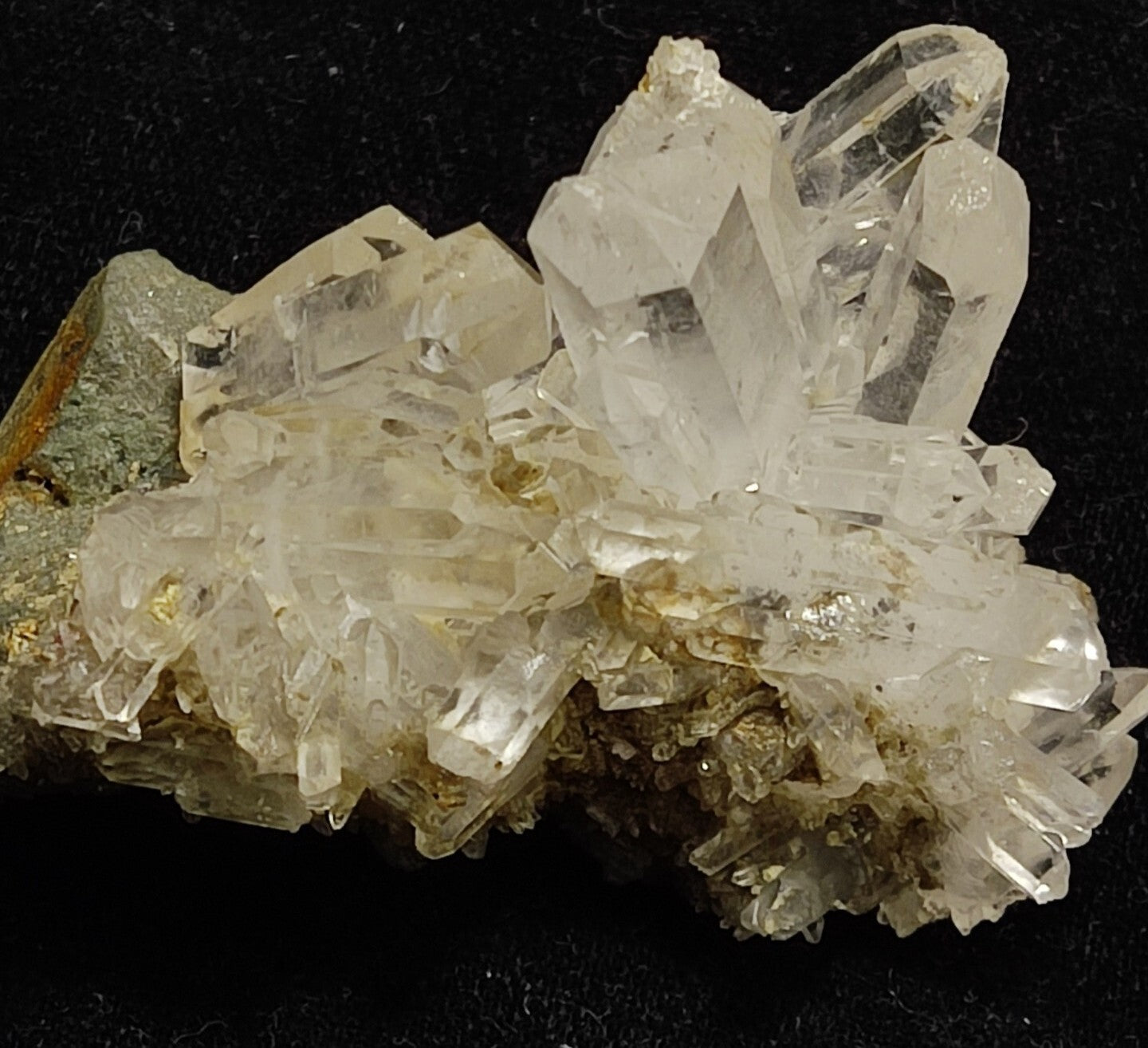 An Aesthetic specimen of quartz on matrix  62 grams