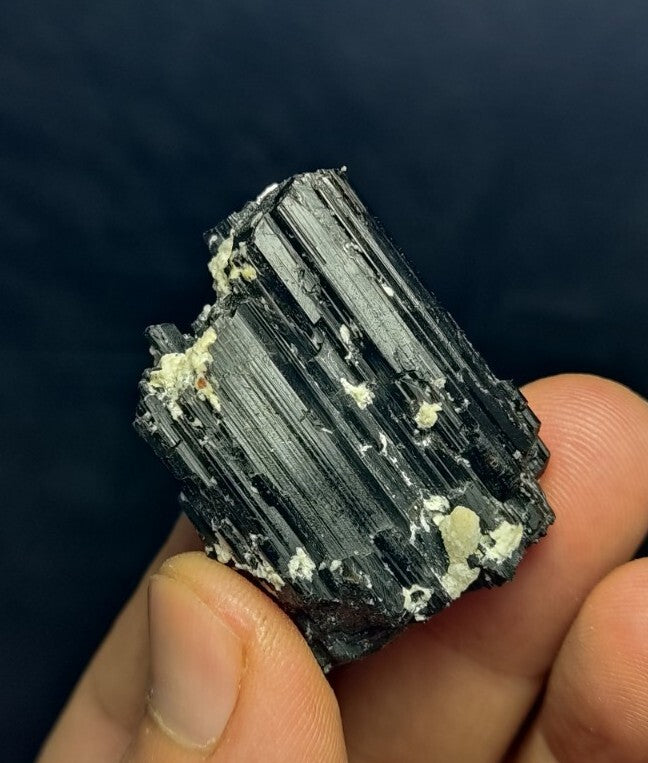 Natural twin Black Tourmalines Crystals 33 grams
