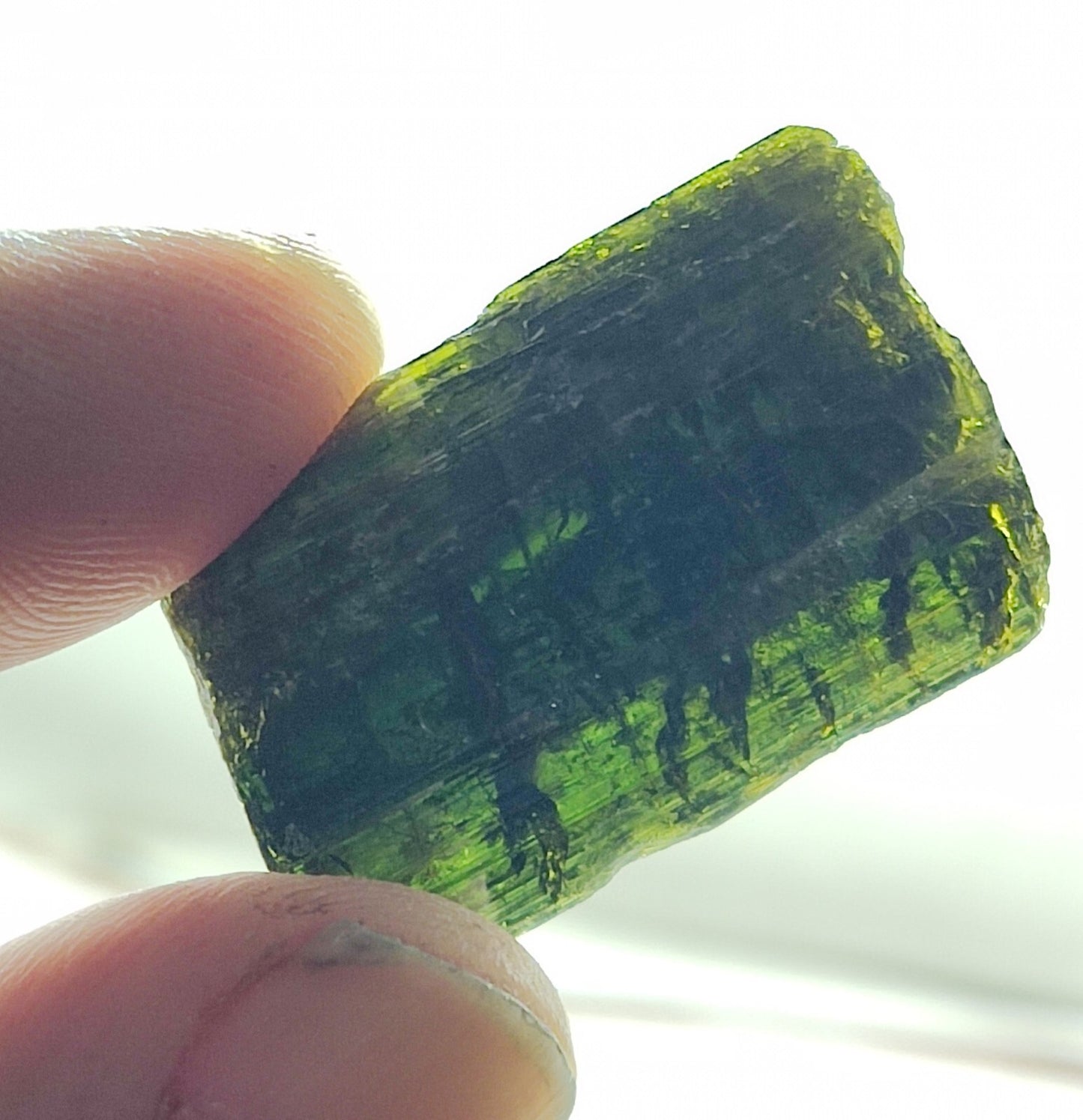 An Aesthetic specimen of epidote crystal 17 grams