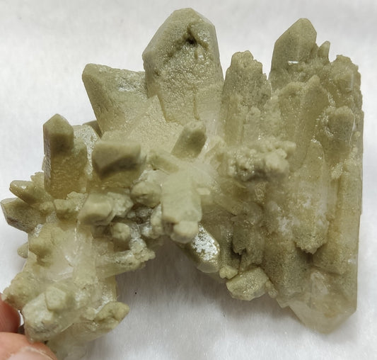 An Aesthetic specimen of chlorite quartz 71 grams
