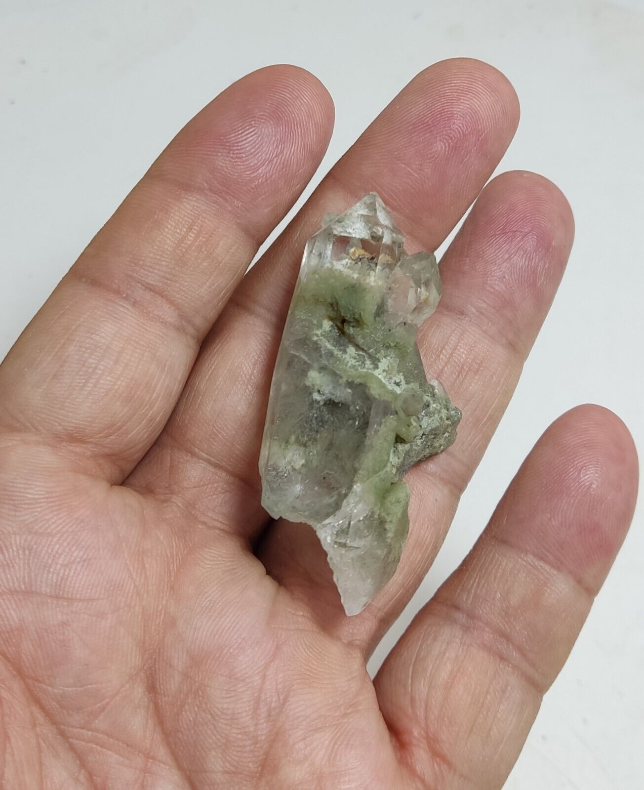 An Aesthetic Natural beautifully terminated Chlorite Quartz specimen 23 grams