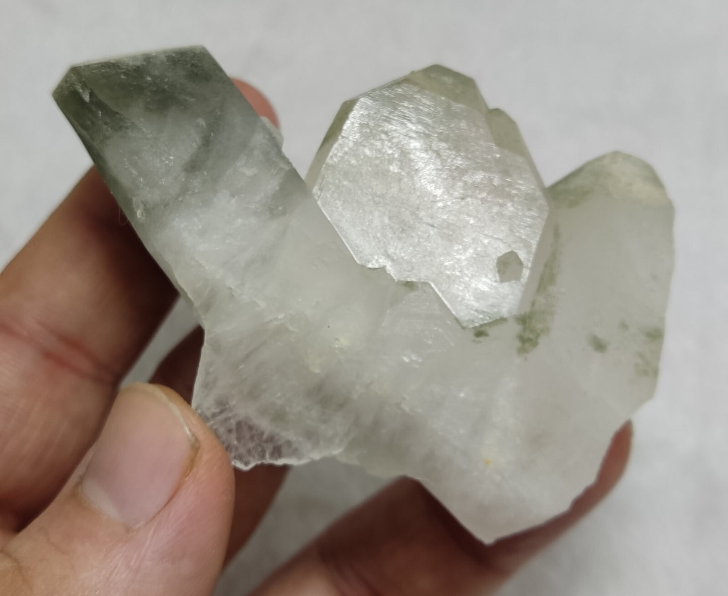 An Aesthetic Natural beautifully terminated Chlorite Quartz specimen 105 grams