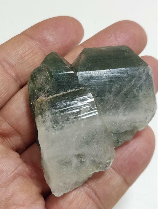 A very Aesthetic Natural beautifully terminated Chlorite Quartz crystal 62 grams