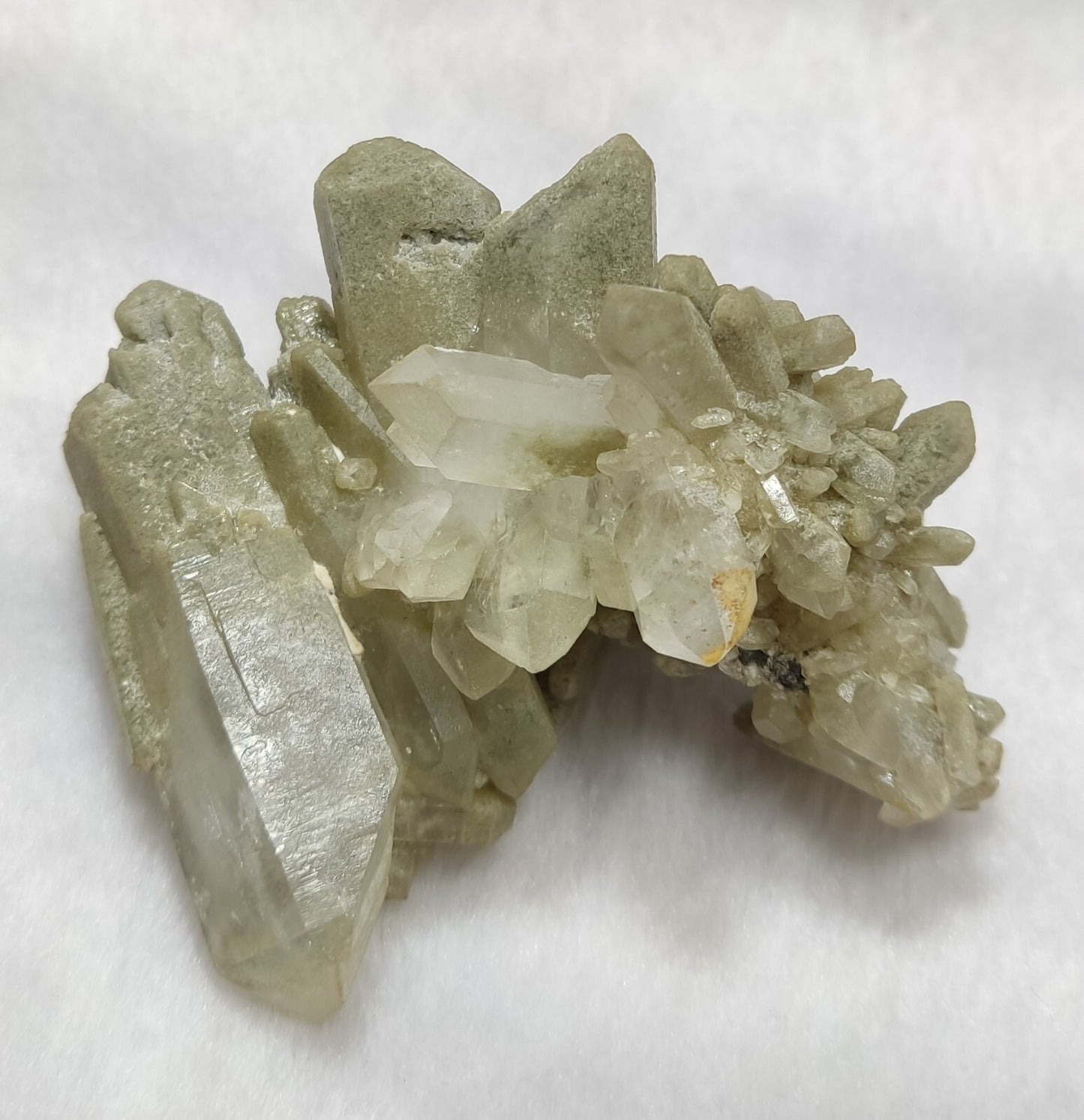 An Aesthetic specimen of chlorite quartz 71 grams