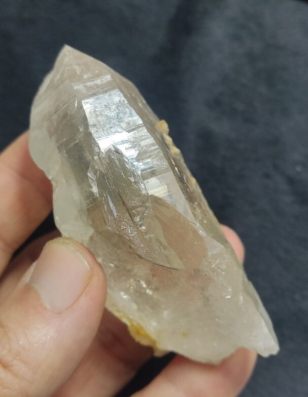 Natural terminated Quartz with Siderite  167 grams