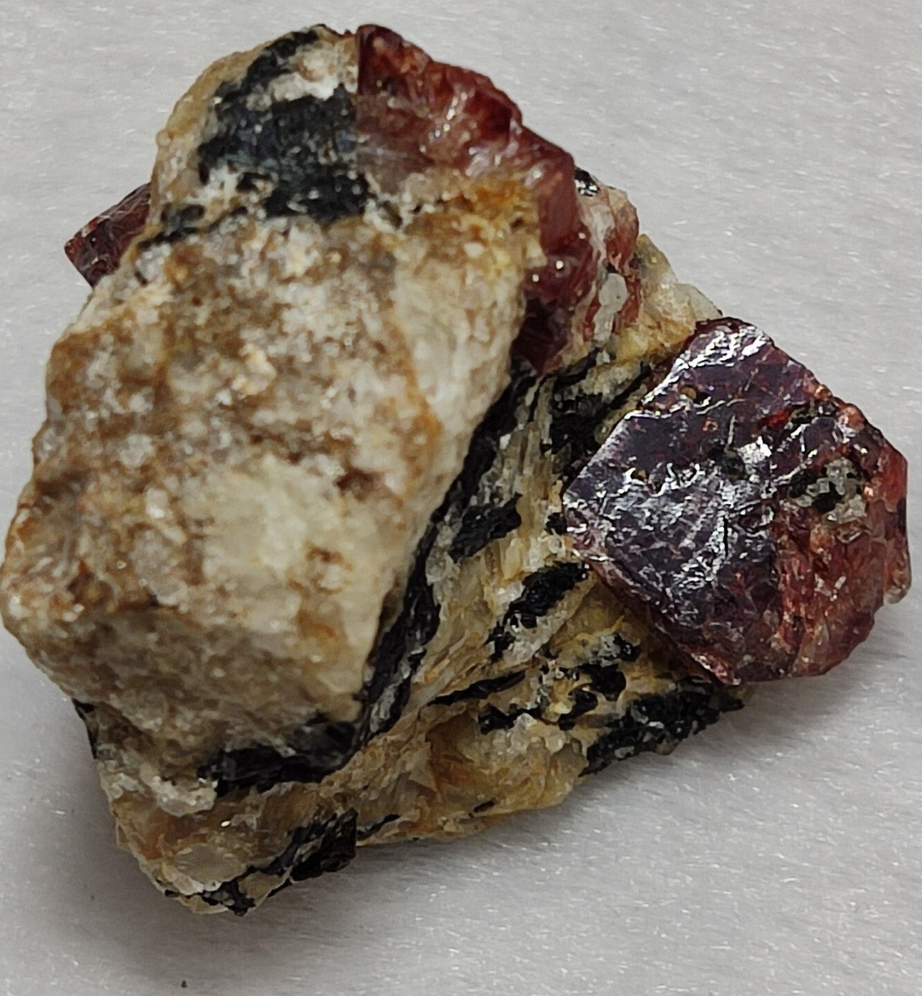An Aesthetic specimen of zircon crytsals with biotite 38 grams