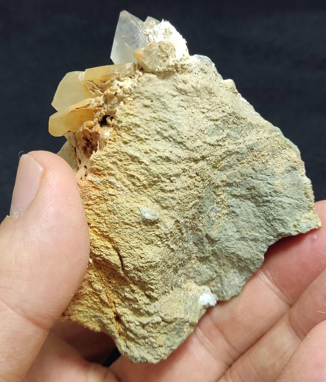 Amphibole included quartz cluster specimen 179 grams