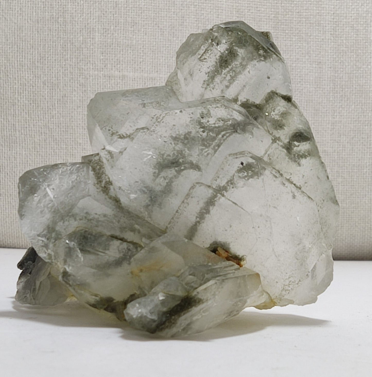 An Aesthetic Natural beautifully terminated Chlorite Quartz cluster 218 grams
