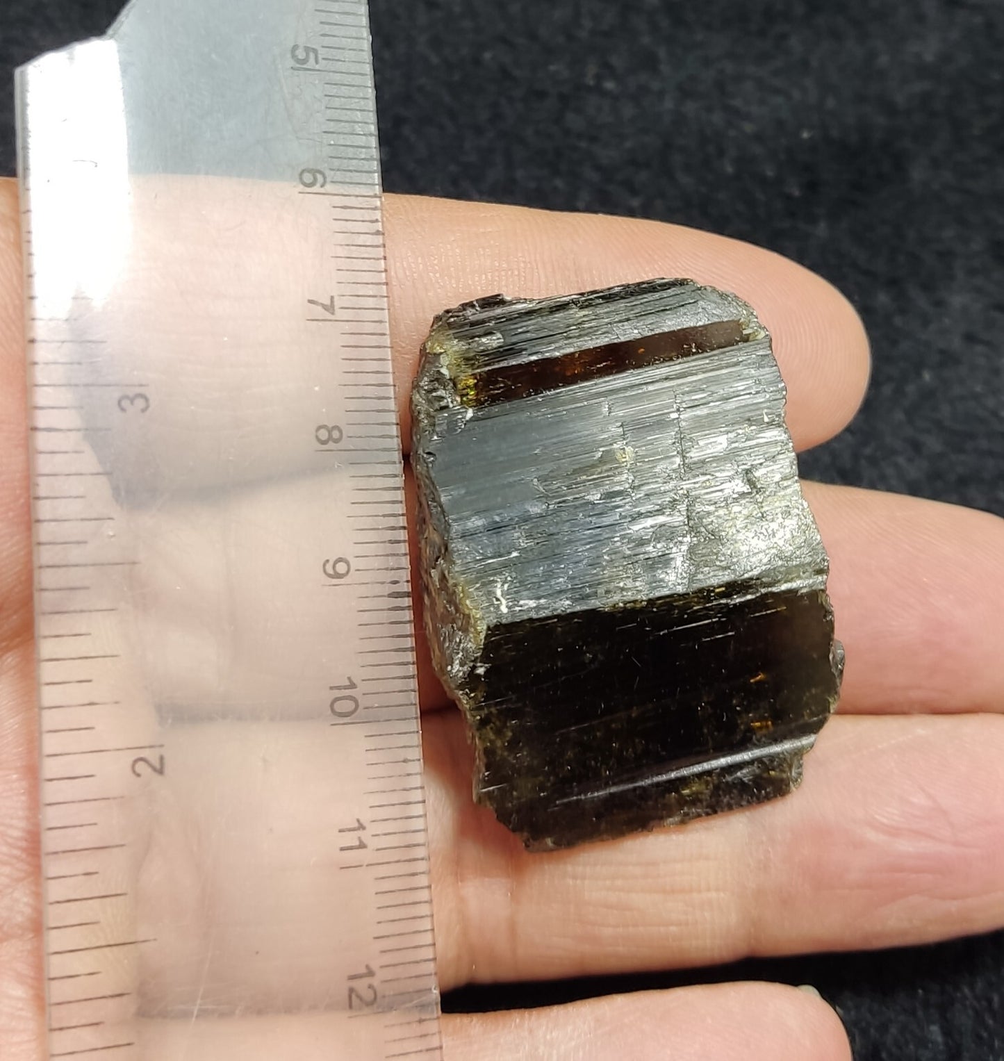 A very fine aesthetic crystal specimen of Epidote 37 grams