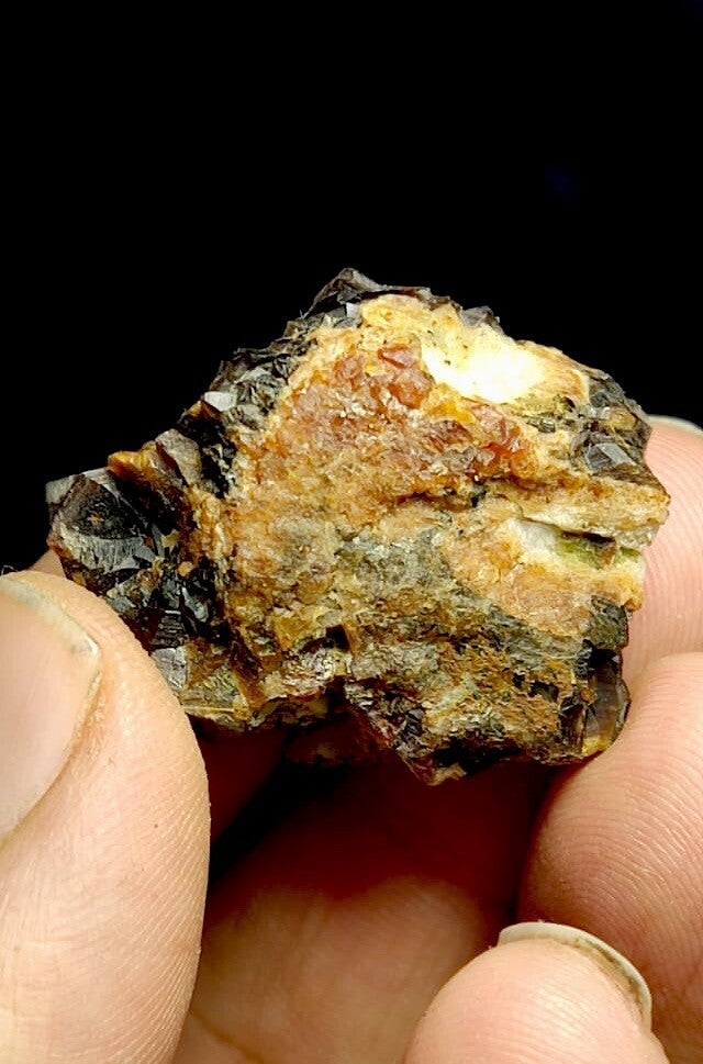 Natural Andradite Garnet Cluster 26 Grams