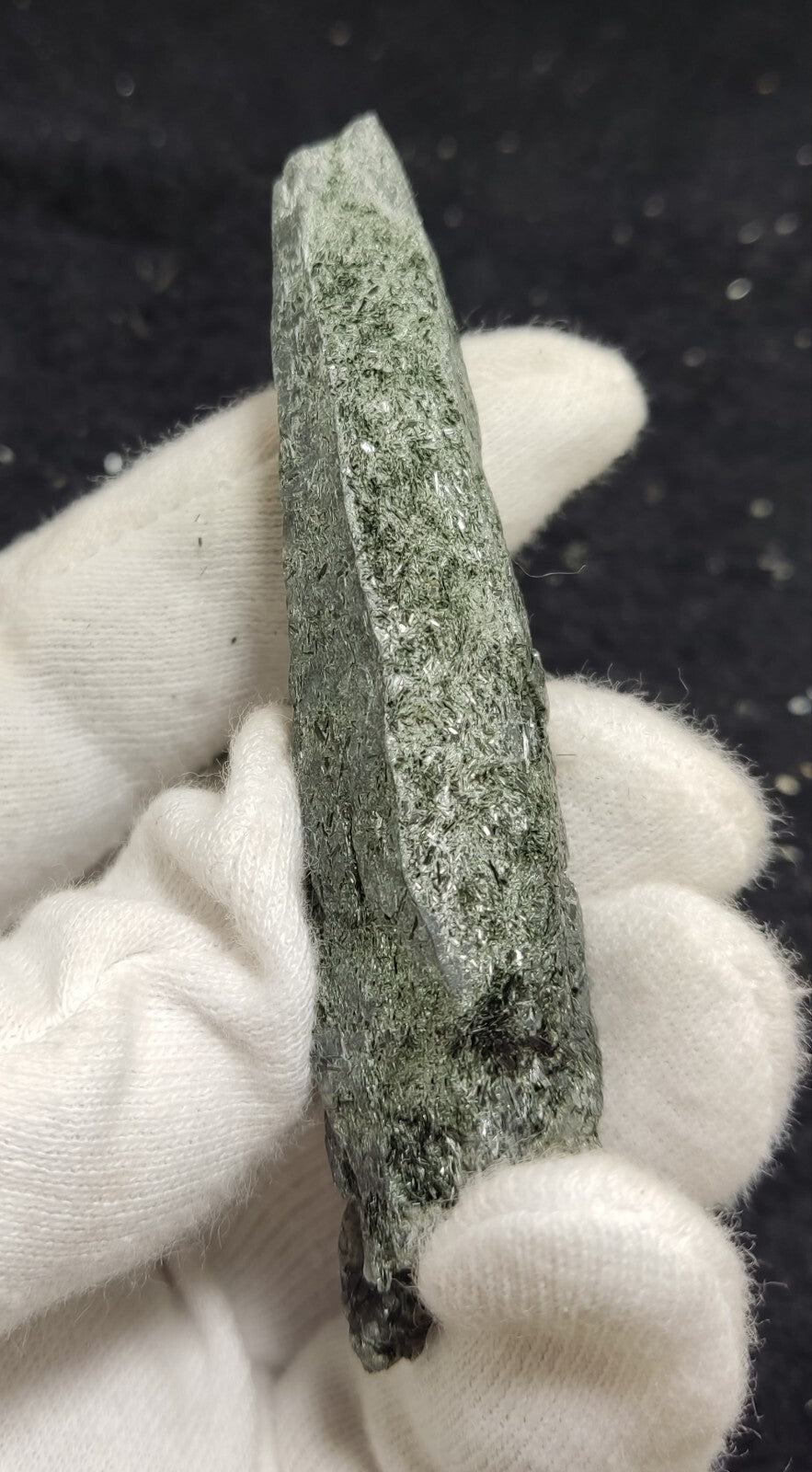 An Aesthetic Natural terminated Chlorite Quartz crystal specimen 43 grams