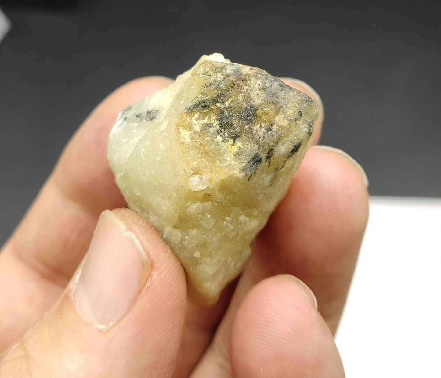 An Aesthetic miniature specimen of emerald in matrix 38 grams