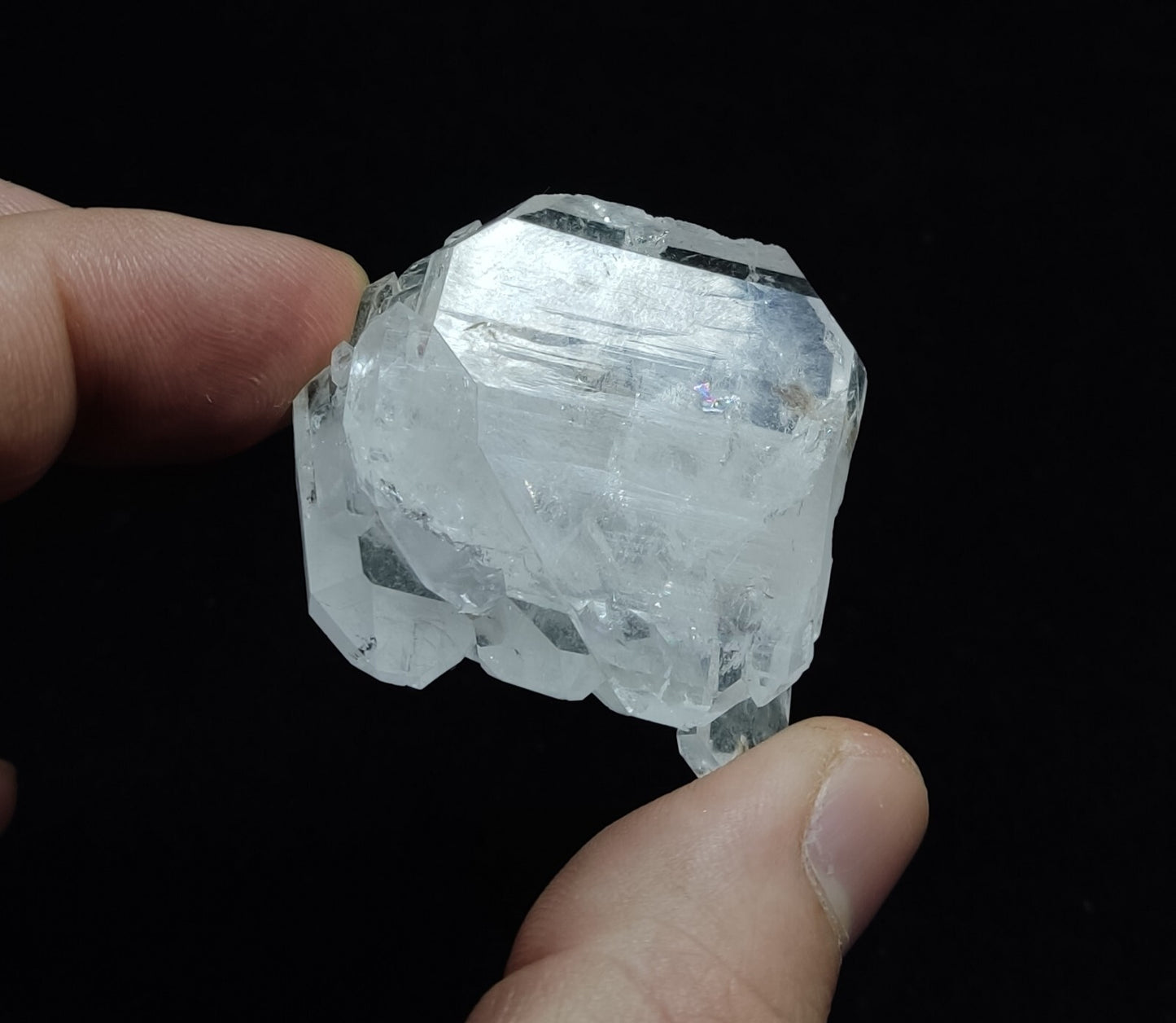 A very Aesthetic Natural beautifully terminated Faden Quartz crystal 38 grams